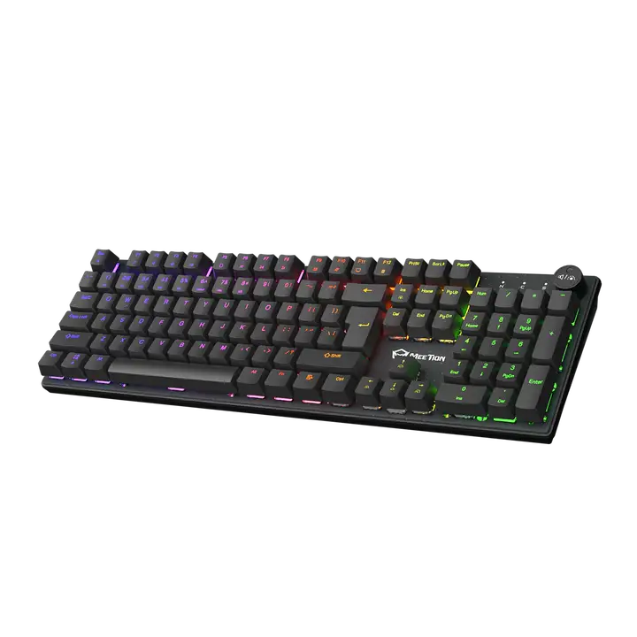 Meetion MK009RD Tastatura Mecanica cu fir, Switch-uri Rosii, Layout US QWERTY