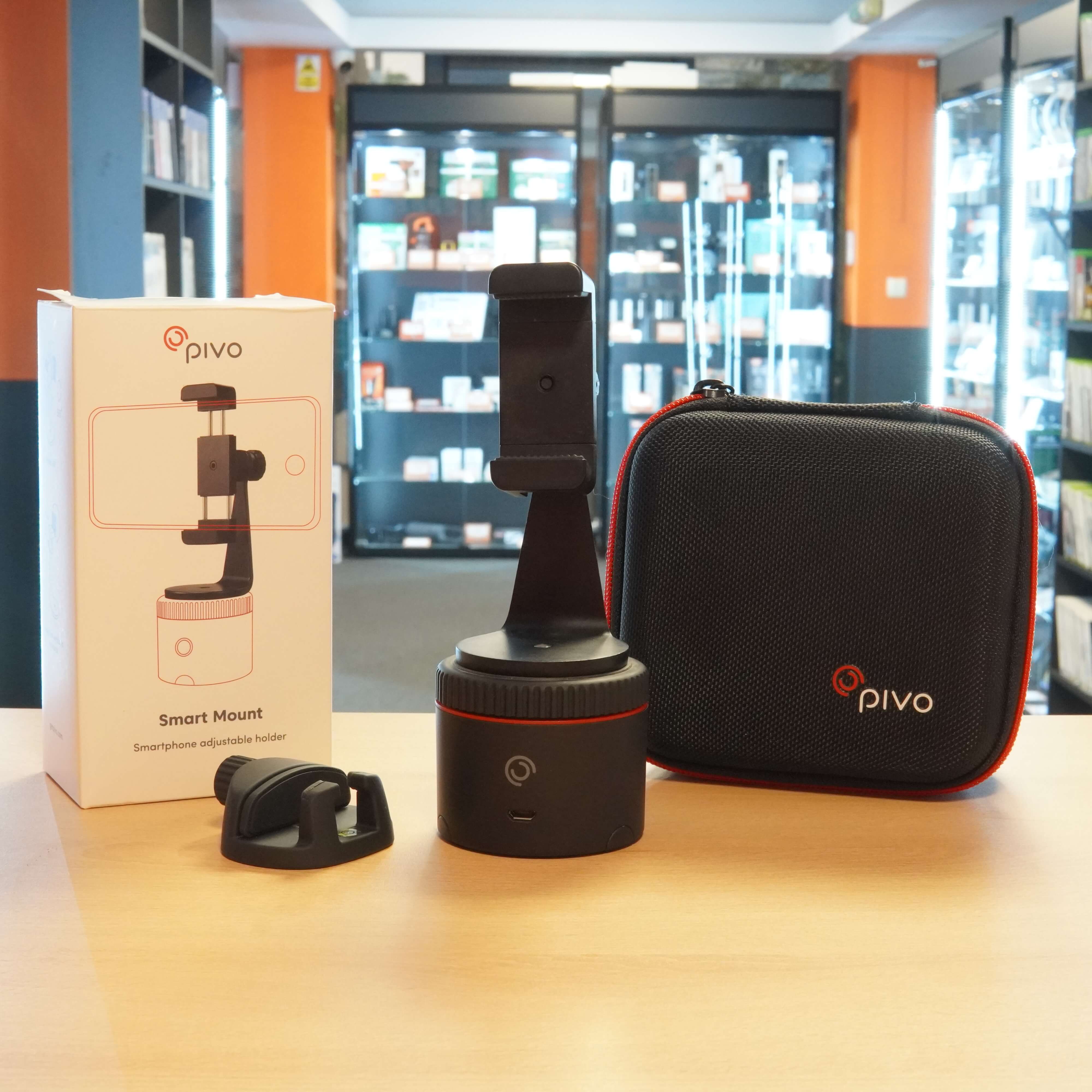 Suport Inteligent pentru Telefon Pivo, Functie de Urmarire, 360 grade, Negru - imagine 2