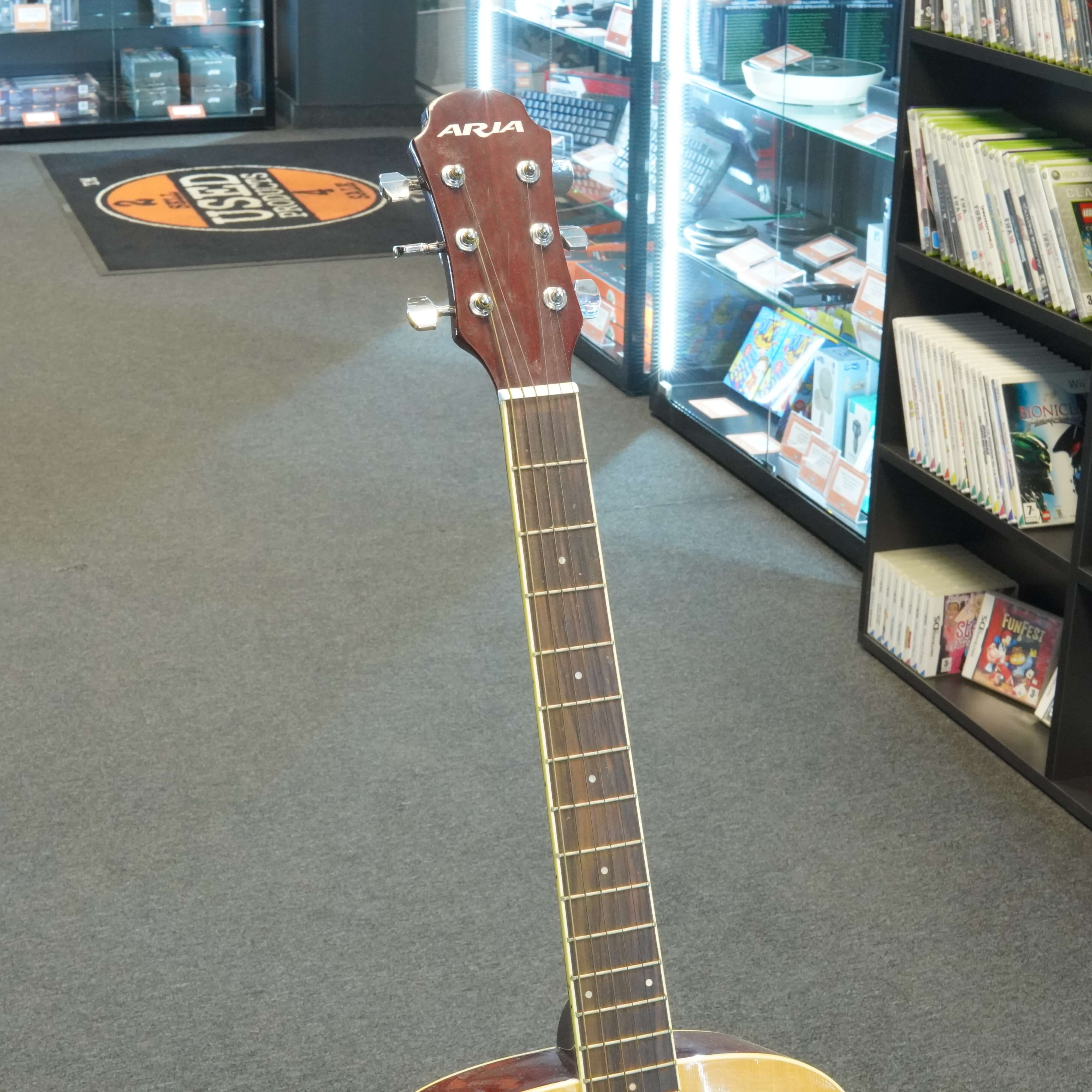 Chitara Acustica Aria AFN-15N, Natural - imagine 4
