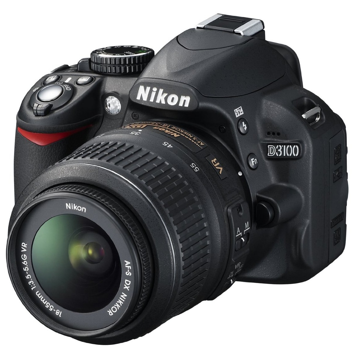Aparat foto DSLR Nikon D3100, 14.2 Mp, Obiectiv Nikon AF-S DX 18-55mm 1.3.5-5.6 G ED II