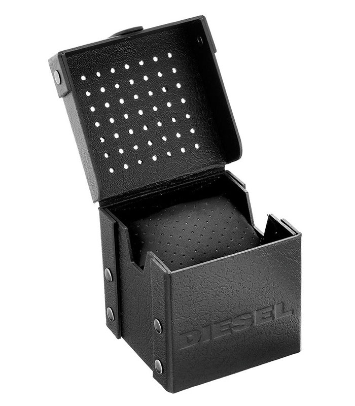 Ceas barbatesc Diesel Deadeye DZ-4409, 56mm, Quart, Cronograf, Otel inoxidabil, Curea piele, 5ATM, Analog - imagine 3