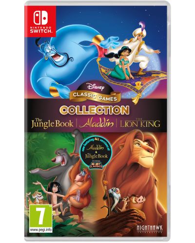 Joc Nintendo Switch Classic Games Collection The Jungle Book, Aladdin & The Lion King (fara carcasa) - imagine 2