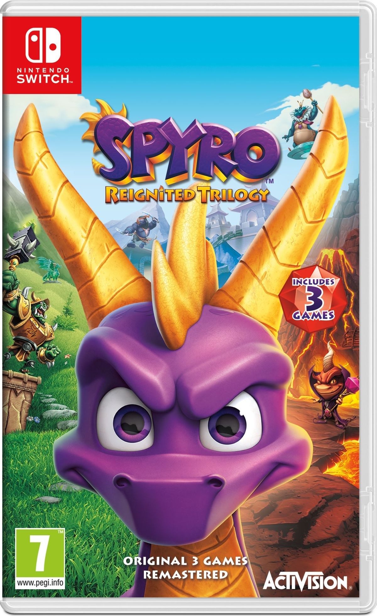 Joc Nintendo Switch Spyro Reignited Trilogy (fara carcasa)