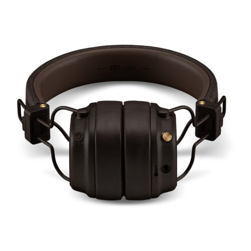 Casti audio Wireless Marshall Major V, Wireless, Microfon, Bluetooth, USB-C, Incarcare Wireless, Negru - imagine 3