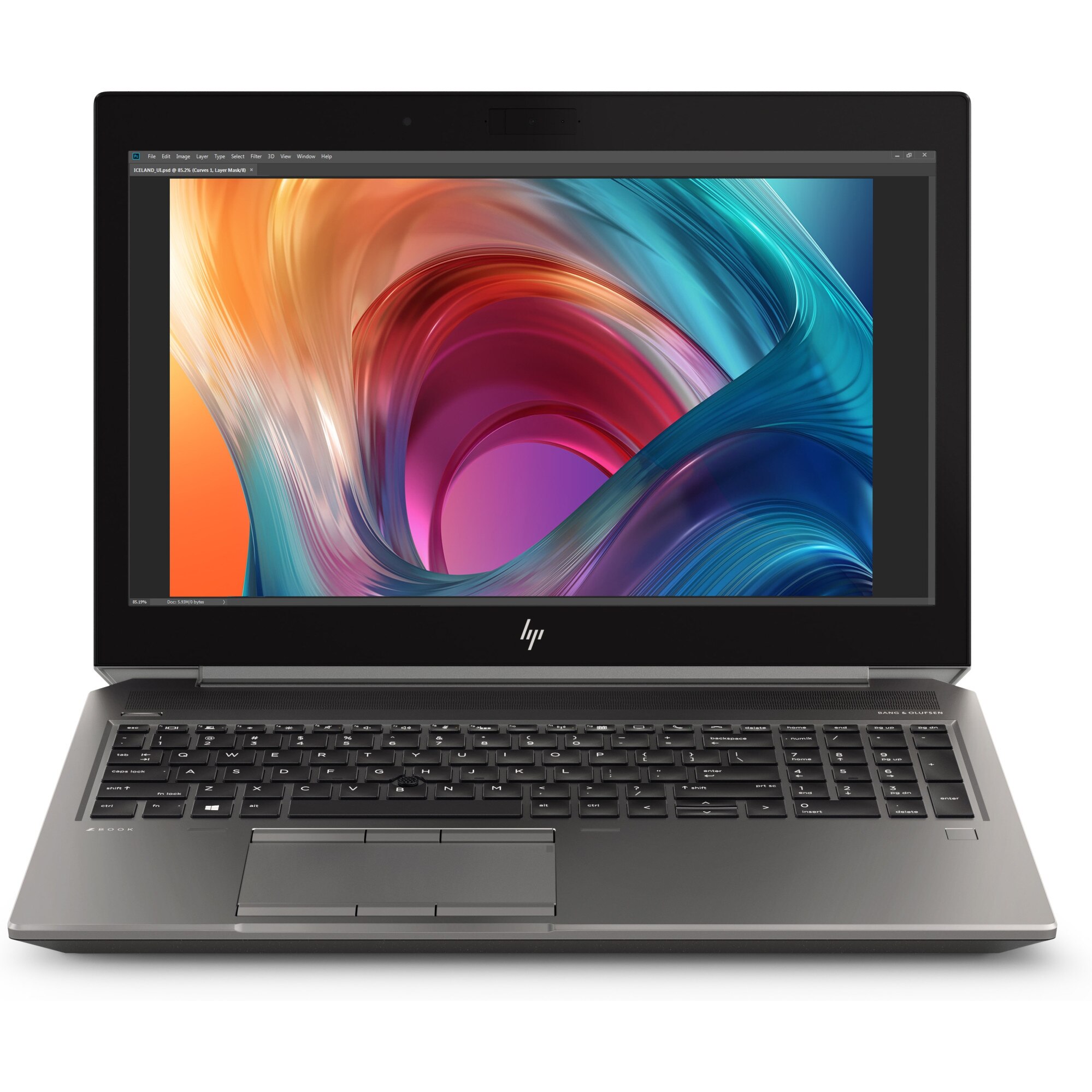 Laptop Workstation HP Zbook 15 G6 15.6 Inch FHD, Intel i7 9850H, 32 Gb RAM DDR4, SSD 1 Tb, nVidia Quadro T1000 4 Gb, USB, USB-C, HDMI, Ethernet, Gri