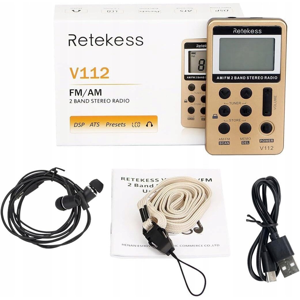 Radio Portabil Retekess V112 FM/AM - imagine 2
