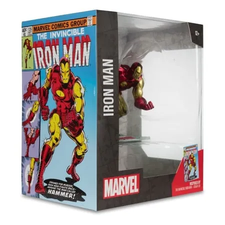 Figurina De Colectie The Invincible Iron Man, McFARLANE TOYS, 11 Cm, Marvel Colection 1:10Th WV1 - imagine 2