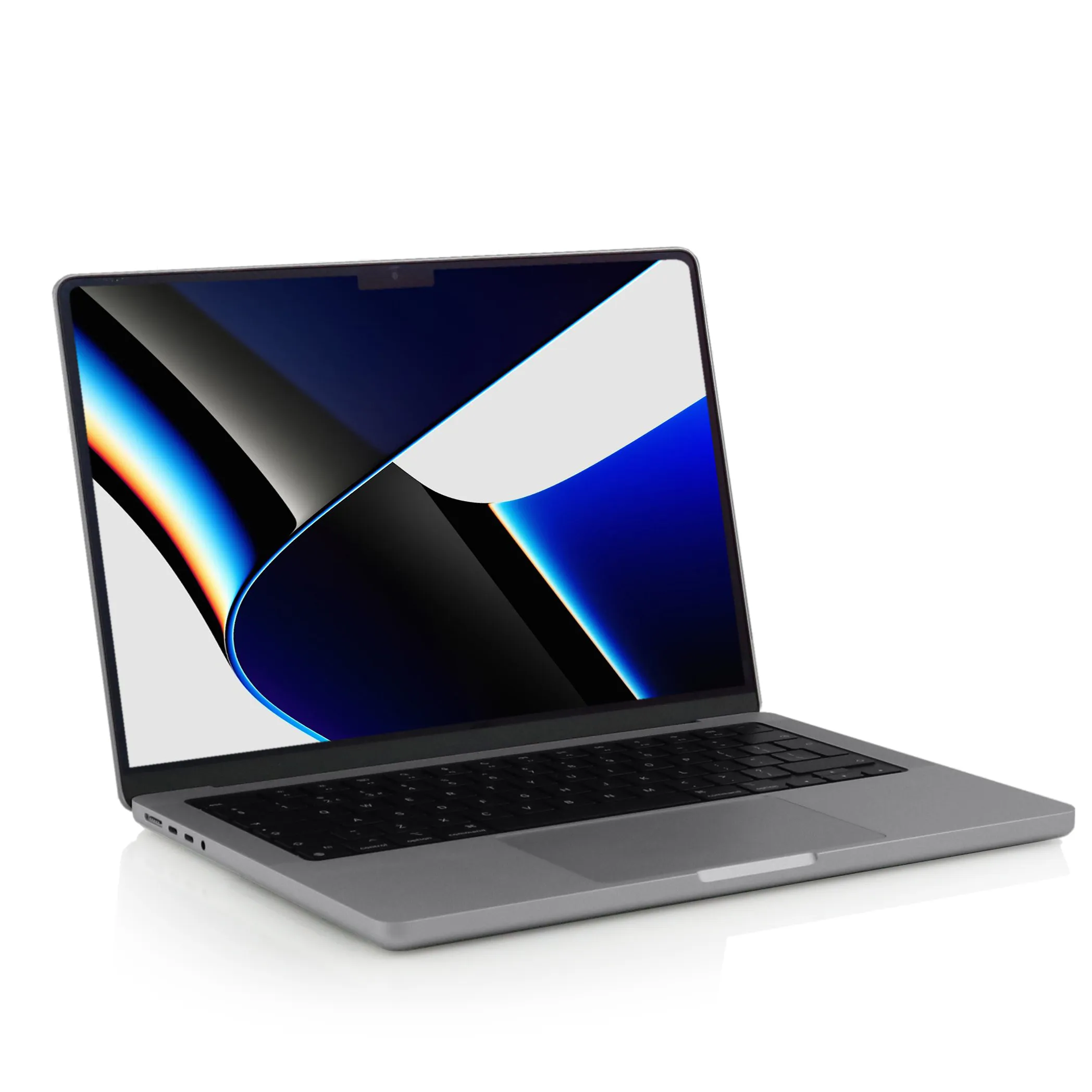 Laptop Apple MacBook PRO 14 (2021) A2442, Display 14.2 inch True Tone, M1 PRO 8-Core, 16 Gb RAM, 14-Core GPU, SSD 512 Gb, Thunderbolt 4, HDMI, SDXC Slot, Jack 3.5mm, Wi-Fi 6, Touch ID, Silver