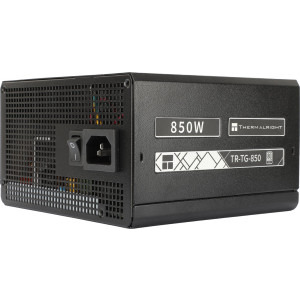 Sursa modulara Thermalright TR-TG850, 850W, 80 PLUS Gold, ATX 3.0, PCIe 5.0, conector 12VHPWR, ventilator 120mm, eficienta 90%, protectii OPP/OVP/SCP, Negru