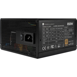 Sursa modulara Thermalright TR-TG850, 850W, 80 PLUS Gold, ATX 3.0, PCIe 5.0, conector 12VHPWR, ventilator 120mm, eficienta 90%, protectii OPP/OVP/SCP, Negru - imagine 2