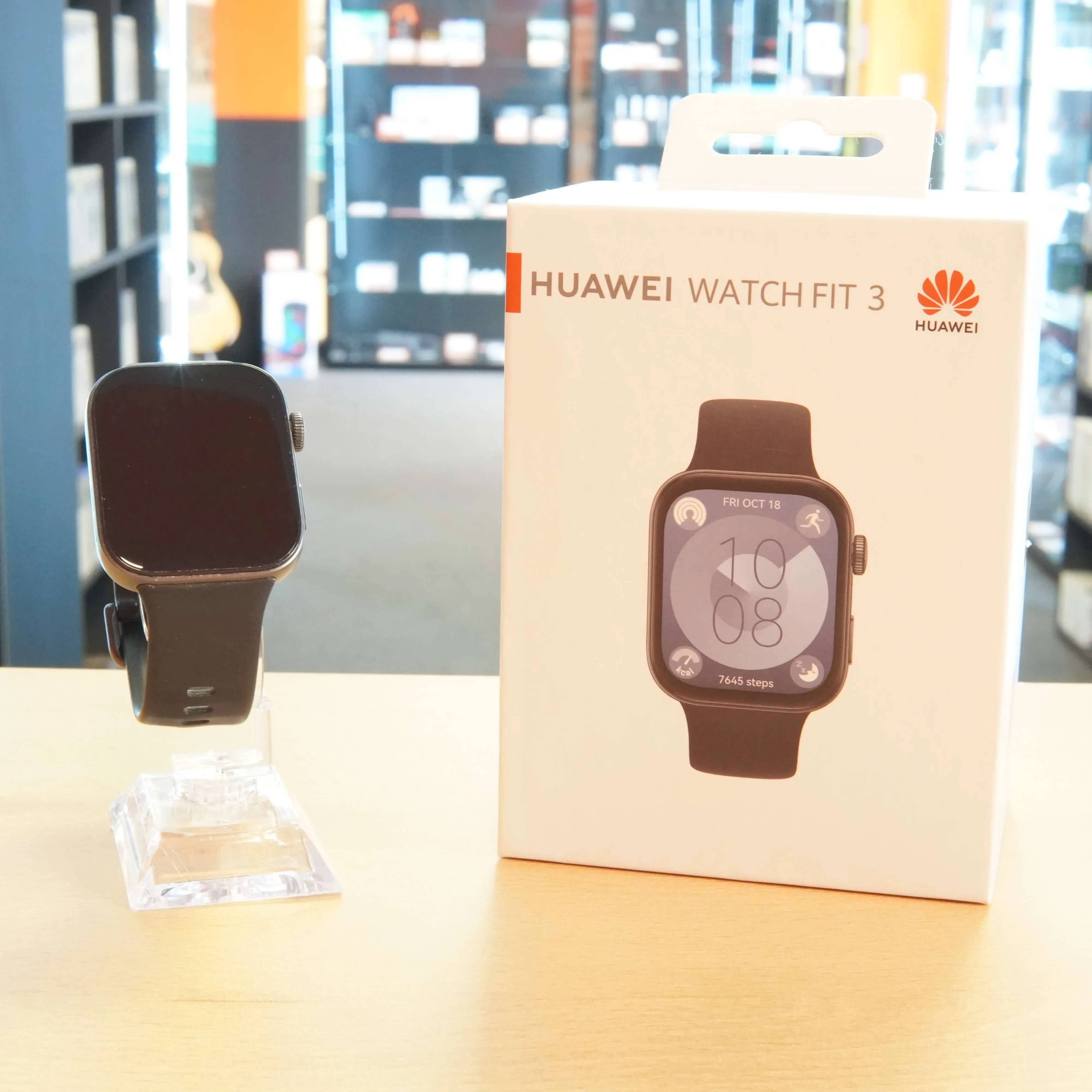 Smartwatch HUAWEI Watch Fit 3, GPS, Android/iOS, Negru - imagine 2