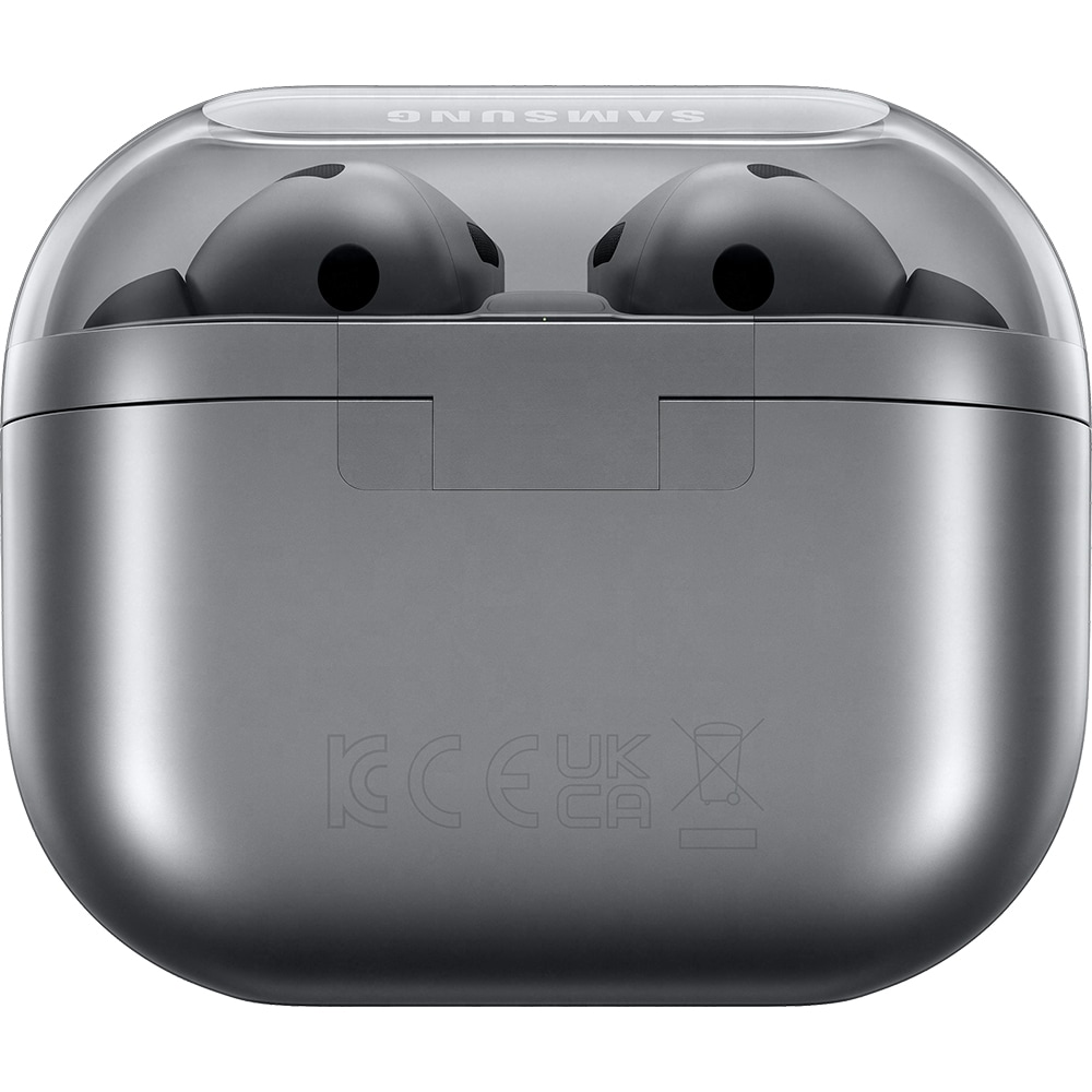Casti audio In-Ear Samsung Galaxy Buds3 Pro, True Wireless, Bluetooth, Microfon, Noise Cancelling, Carcasa incarcare wireless, SM-R630, Silver - imagine 3