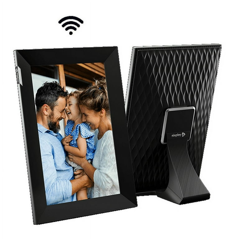 Rama foto digitala Nixplay W10K, Display tactil 10.1 inch HD, Smart, Wi-Fi, iOS, Android, Negru - imagine 2