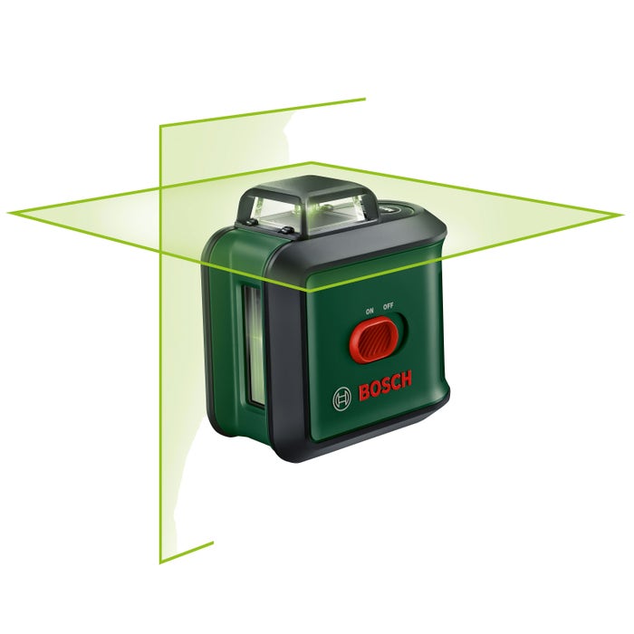Nivela cu laser, Bosch AsvancedLevel 360, 24 m, +/-0.4 mm/m, 2 linii laser, fascicul verde (Produs NOU) - Garantie 24 LUNI