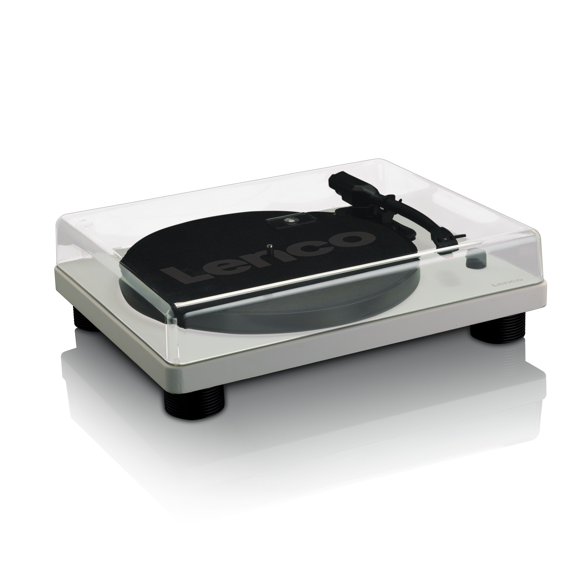 Pick-Up Lenco LS-50GY, difuzor incorporat, USB/RCA, gri