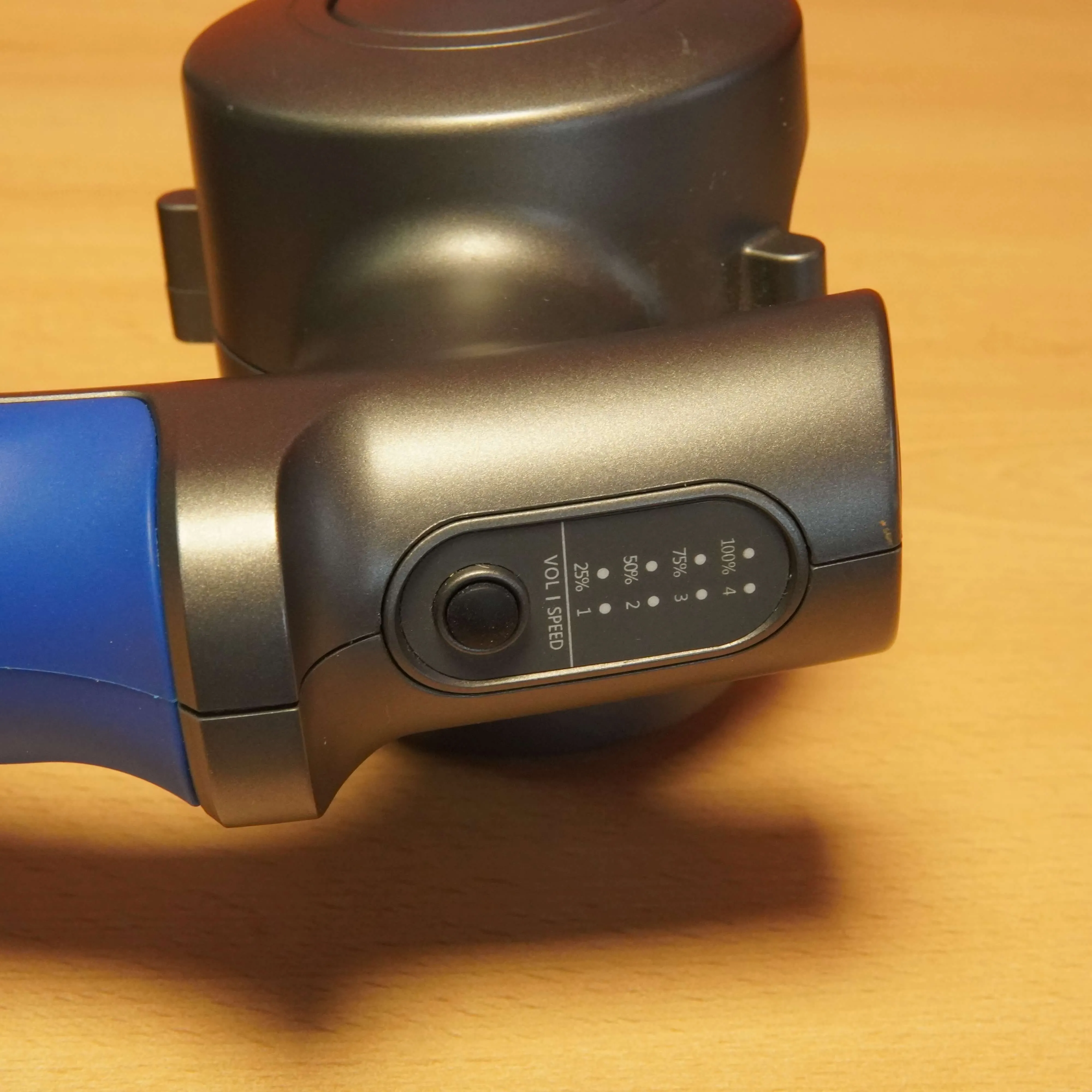 Aparat de masaj Profesional Renpho RF-GM169, Multifunctional, 6 Capete, 4 Viteze, Gri-Albastru - imagine 3
