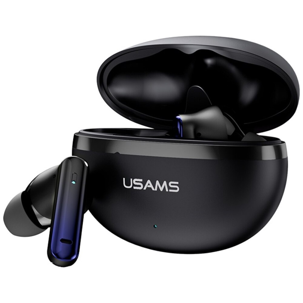 Casti In-Ear TWS USAMS Echo 05, True Wireless, Bluetooth 6.0, Negre - imagine 2