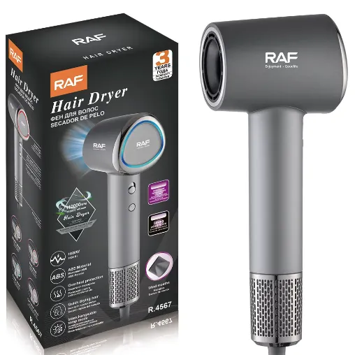 Uscator De Par RAF R.4567, 1600W, Gri (Produs NOU!) - Garantie 24 LUNI