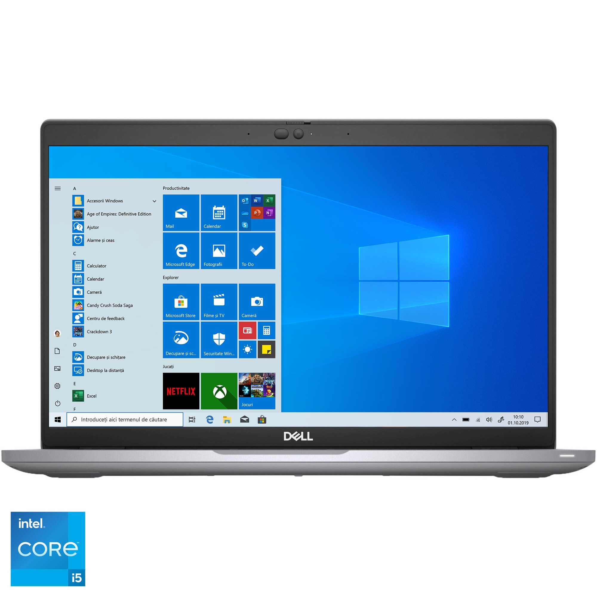 Laptop Office Dell Latitude 5420, Display 14 inch Full HD IPS, Intel Core i5-1135G7 2.4 GHz - 4.2 GHz, 8 Gb RAM DDR4 3200 MHz, SSD 256 Gb NVMe, Intel Iris Xe, Tastatura Iluminata, Silver - imagine 2