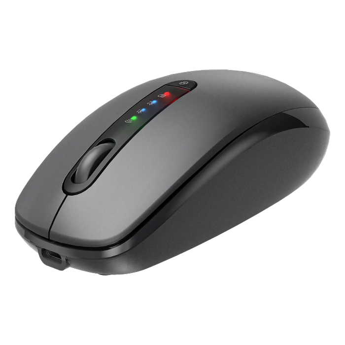 Mouse Meetion BTM100R, Wireless, Bluetooth, 3200 DPI, Gri
