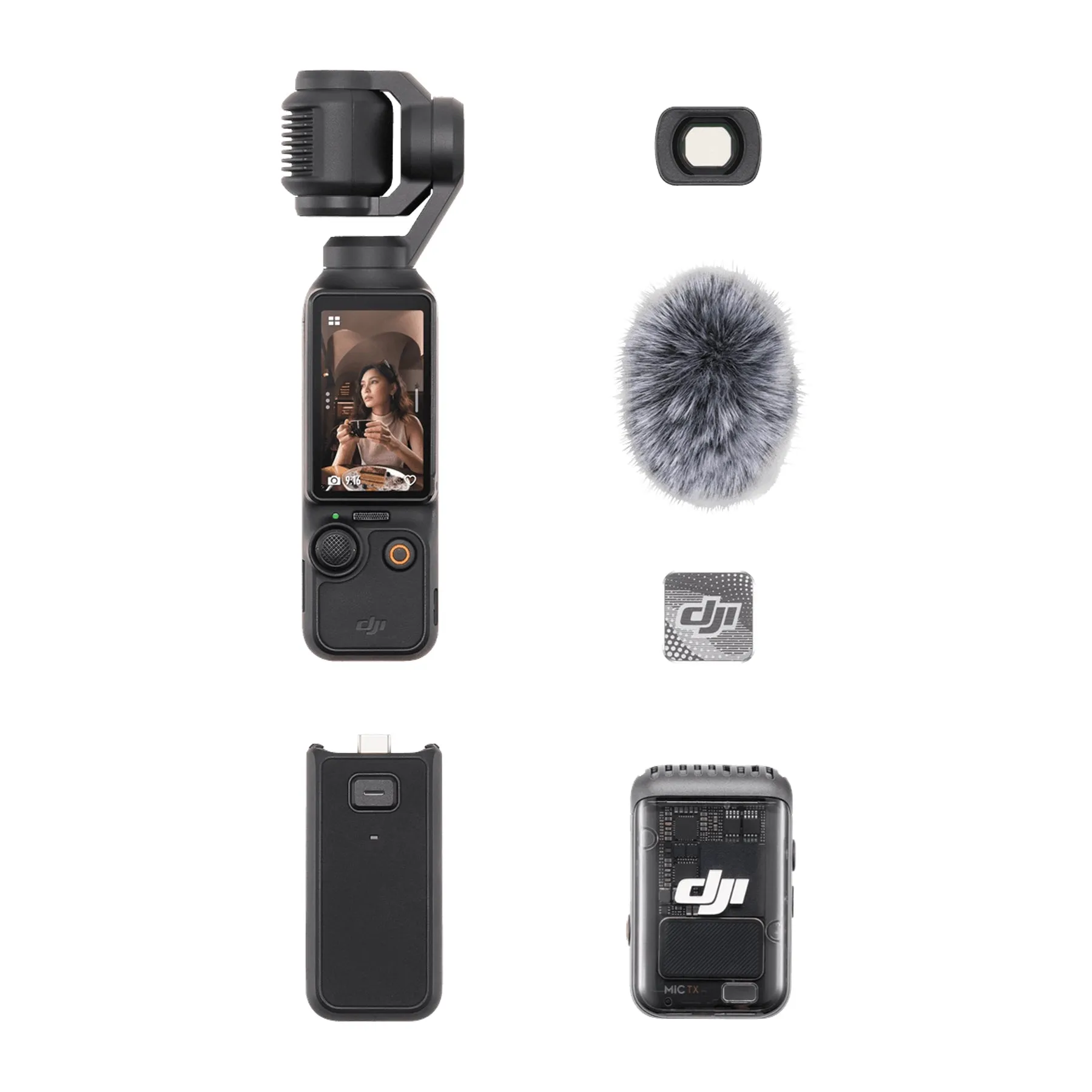 Camera video sport DJI Osmo Pocket 3 Creator Combo, 9.4 Mp, 4K UHD 120fps, Display tactil 2", Bluetooth, Wi-Fi, USB-C - imagine 2
