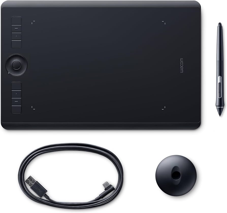 Tableta Grafica Wacom PTH-660 N Touch Intuos PRO M, Pen-Touch, Black - imagine 2