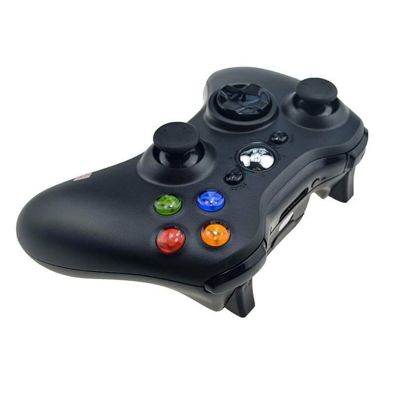 Controller Microsoft Xbox 360, Wireless, negru - imagine 2