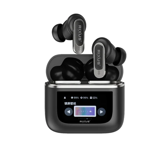 Casti Wireless Rixus RXBH63B, Functie Touch, Negru