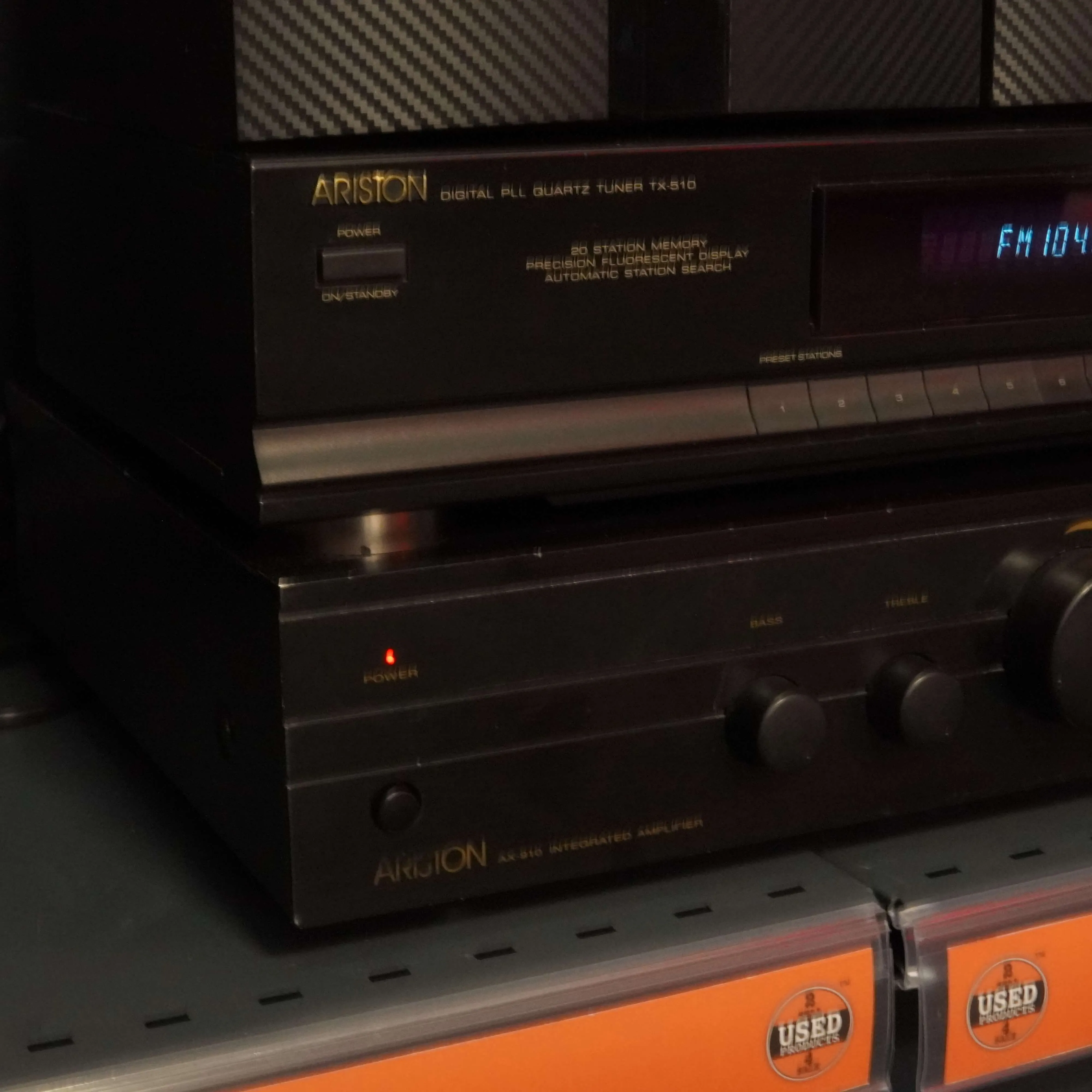 Sistem Audio: Amplificator Ariston AX-910 + Tuner Ariston TX-510 + Boxe Philips FX10 / Tape, Aux/Phono, Video, Tuner, CD - imagine 2