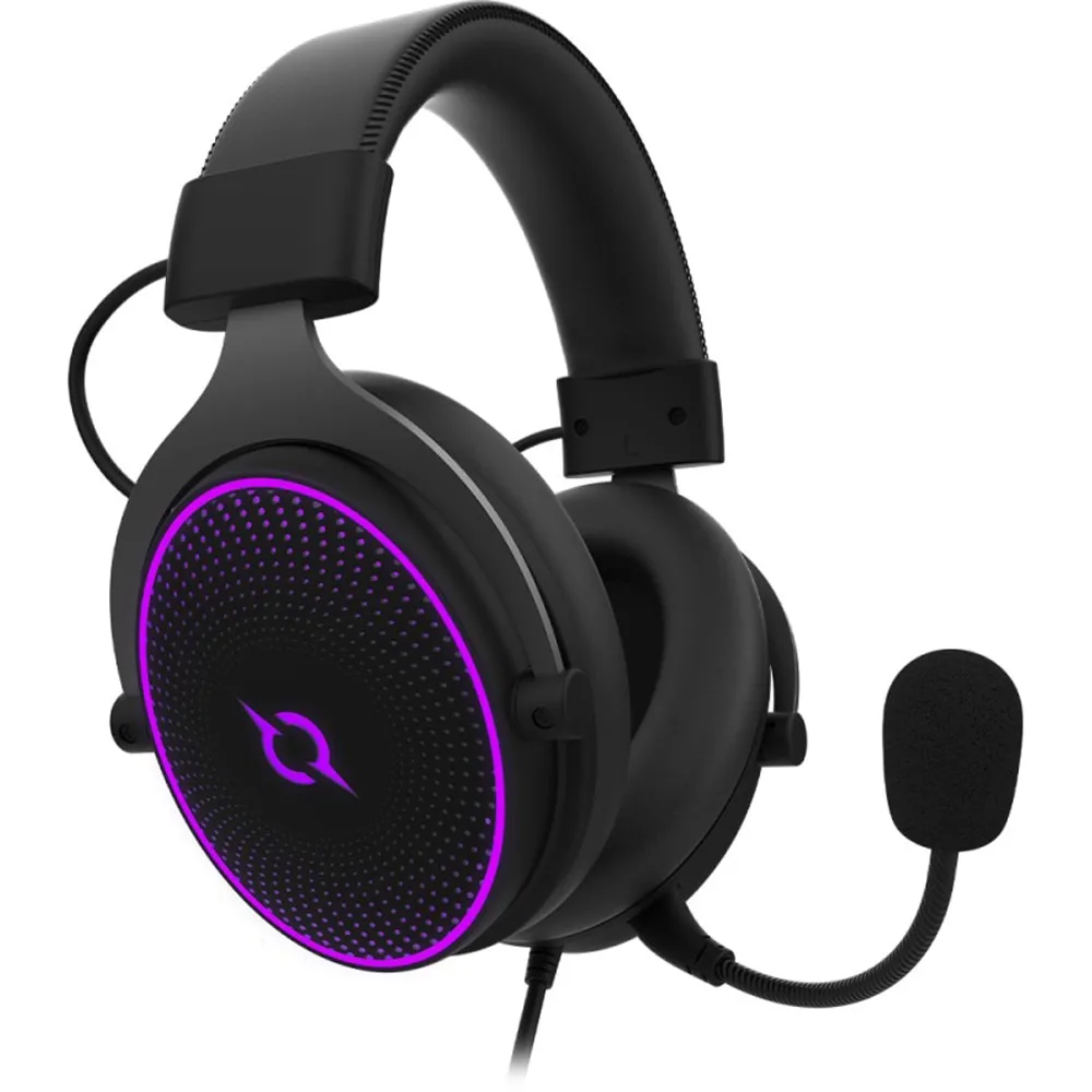 Casti Gaming cu fir AQIRYS Carina, 7.1 Surround, USB, negru