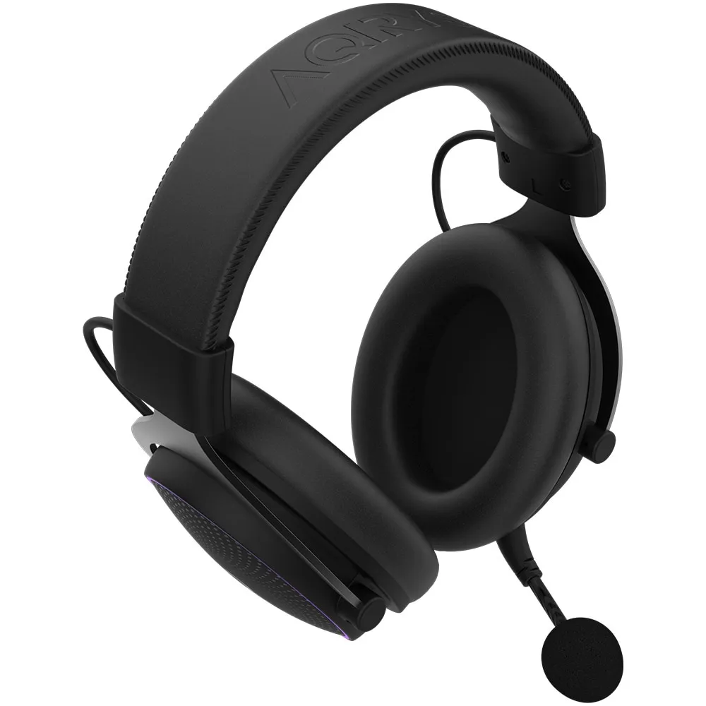 Casti Gaming cu fir AQIRYS Carina, 7.1 Surround, USB, negru - imagine 3