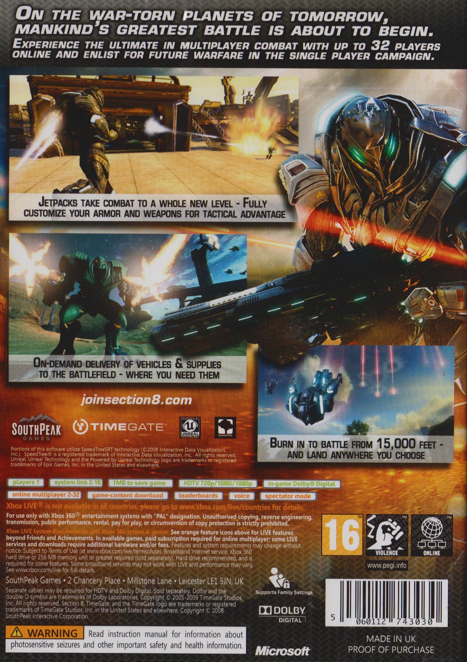 Section 8 - Joc Xbox 360 - imagine 2