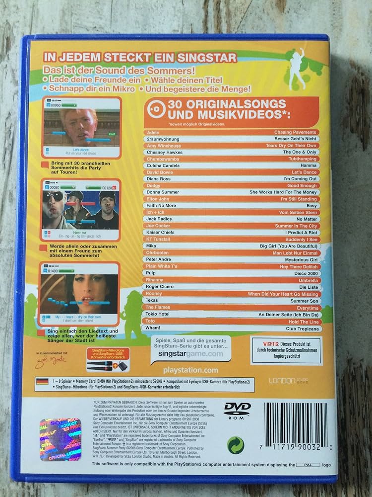 SingStar Summer Party - Joc PS2 - imagine 2