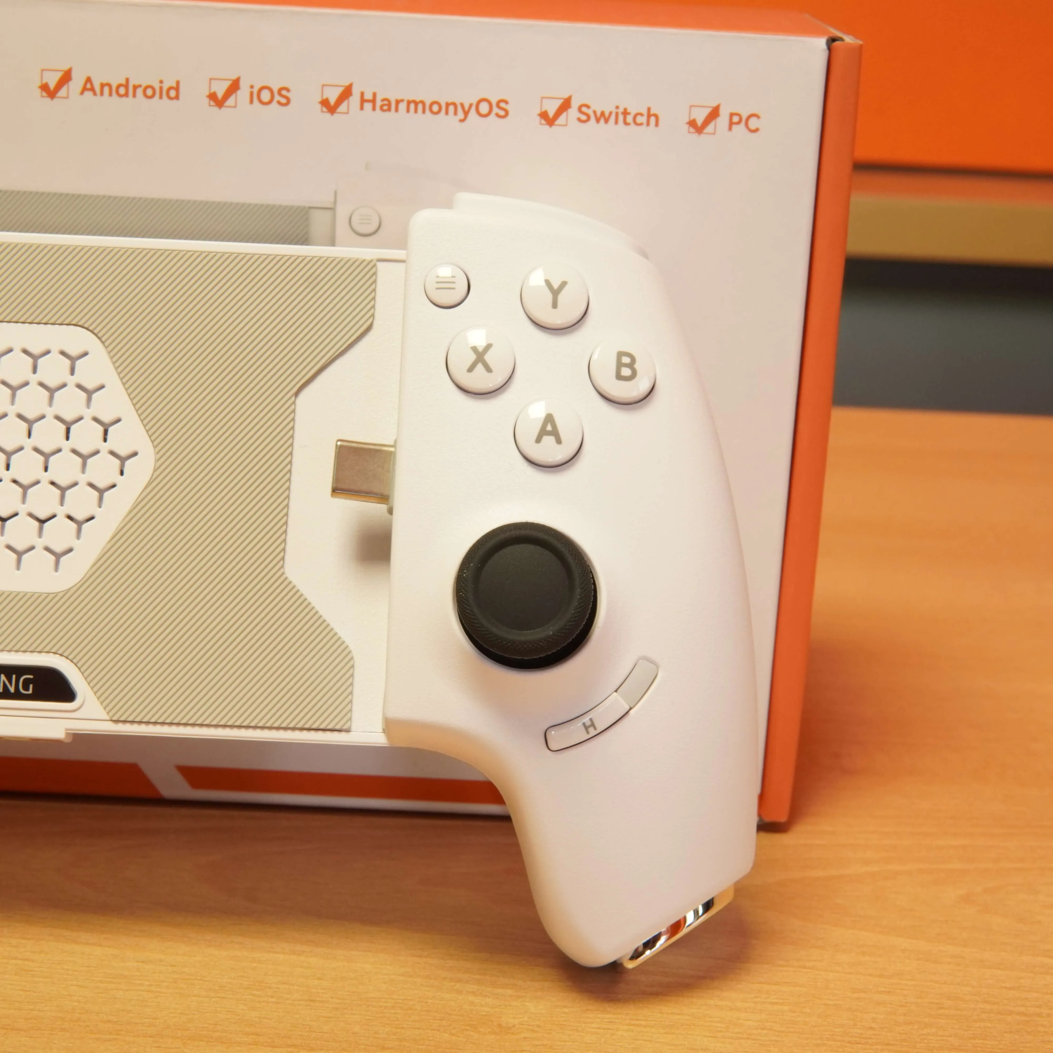 Controller Gamepad Extern pentru Telefon, iOS si Android, Alb - imagine 3