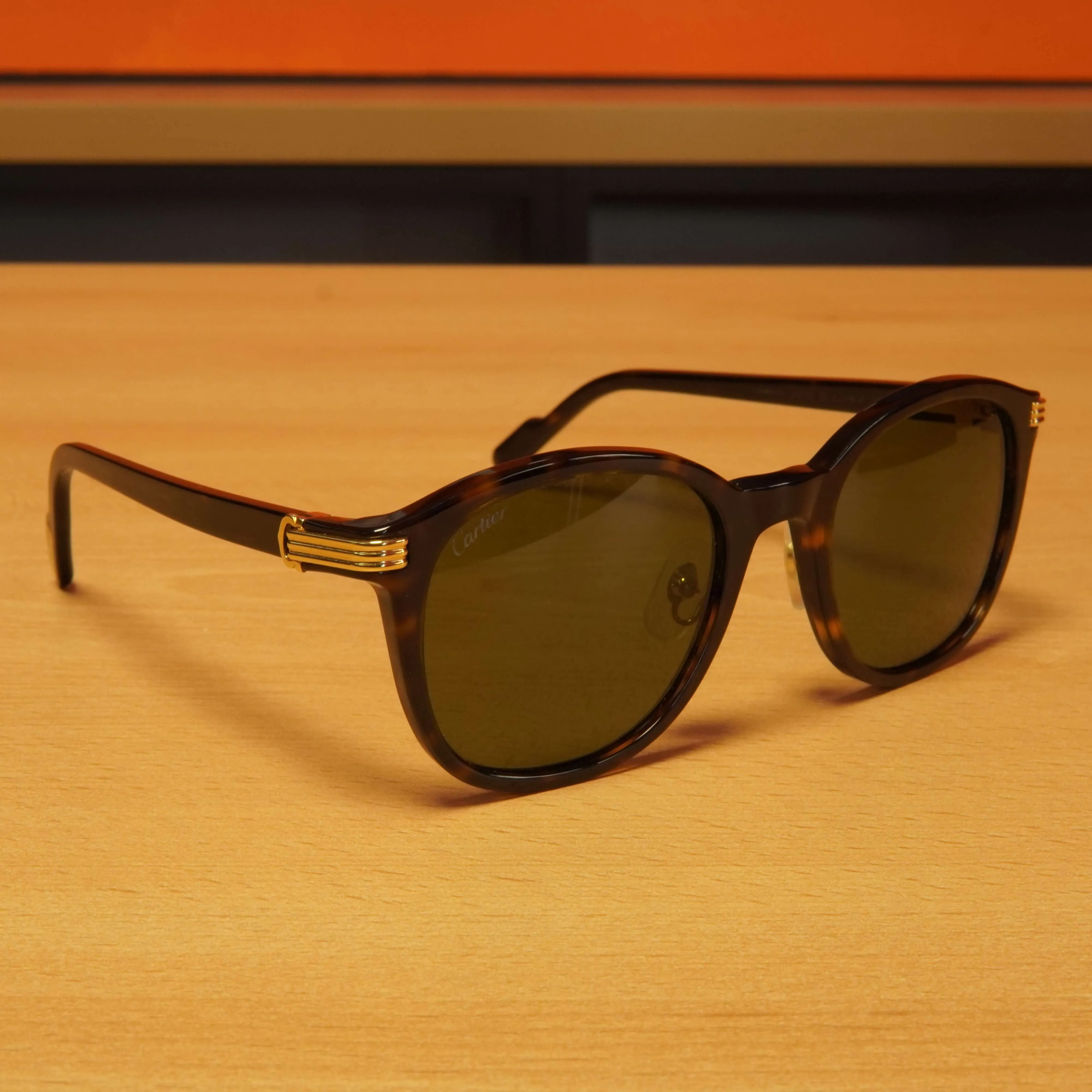 Ochelari Cartier CT0302S 006, 53x22, 146, Certificat de Garanție, Bon Fiscal, Set Complet - imagine 4