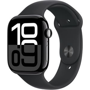 Apple Watch Series 11 46 mm A3333, GPS, Jet Black Aluminium, Black Sports Band