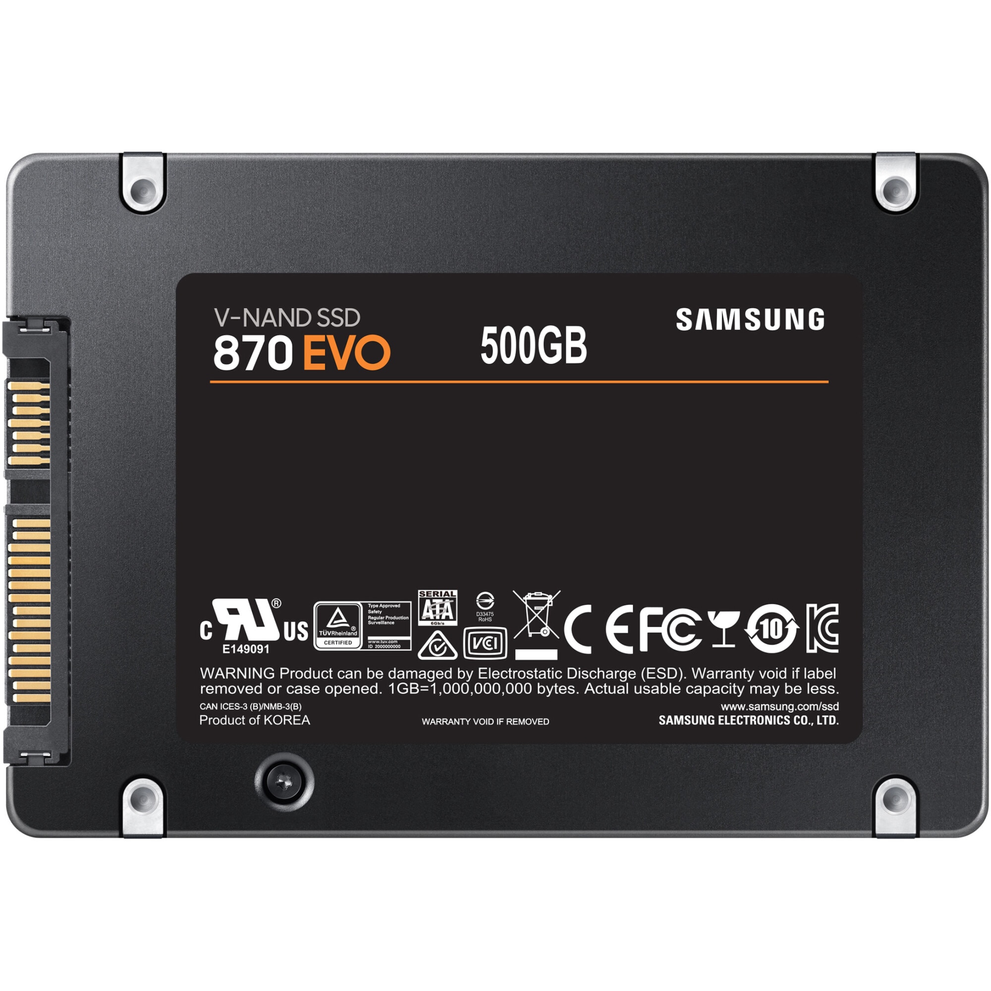 SSD Samsung 870 EVO 1 Tb, Sata 2.5, Read Speed 560 MB/s, Write Speed 530 MB/s (Produs NOU!) - Garantie 24 LUNI - imagine 2