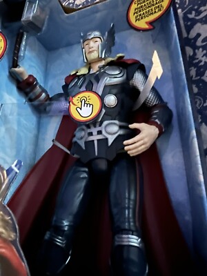 Figurina de Actiune Marvel Power Icons Thor, 25 cm, 13 Puncte de Articulatie - imagine 2