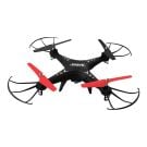 Drona pentru copii cu telecomanda Noriel iDrive, 32 cm, Revenire automata, Rotire 360 grade, Sistem stabilizare pe 6 axe, Autonomie 8 minute, Raza Telecomanda 120m, Control 4D, Negru