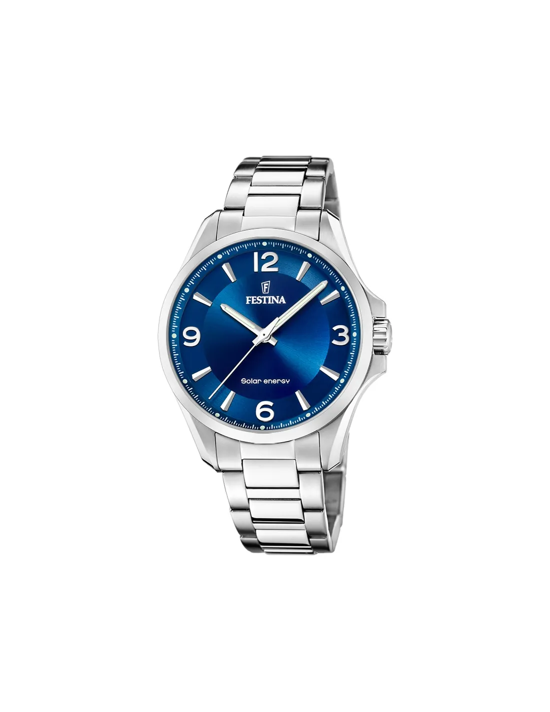 Ceas Festina F20656/2, Quartz, 5 ATM, Solar Energy, Albastru
