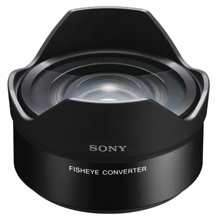 Converter Fisheye Sony VCL-ECF2, pentru SEL16F28, SEL20F28, Negru