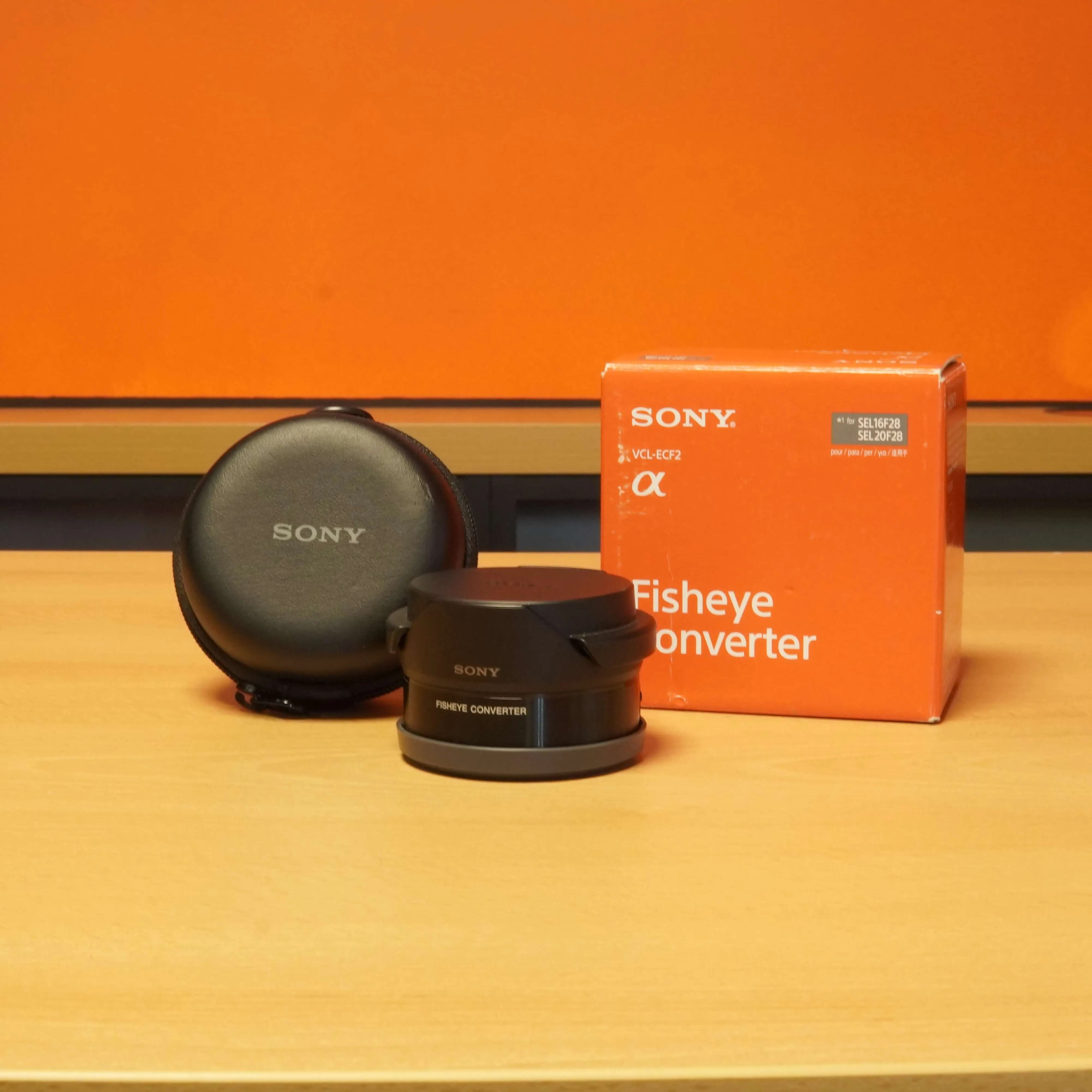 Converter Fisheye Sony VCL-ECF2, pentru SEL16F28, SEL20F28, Negru - imagine 5