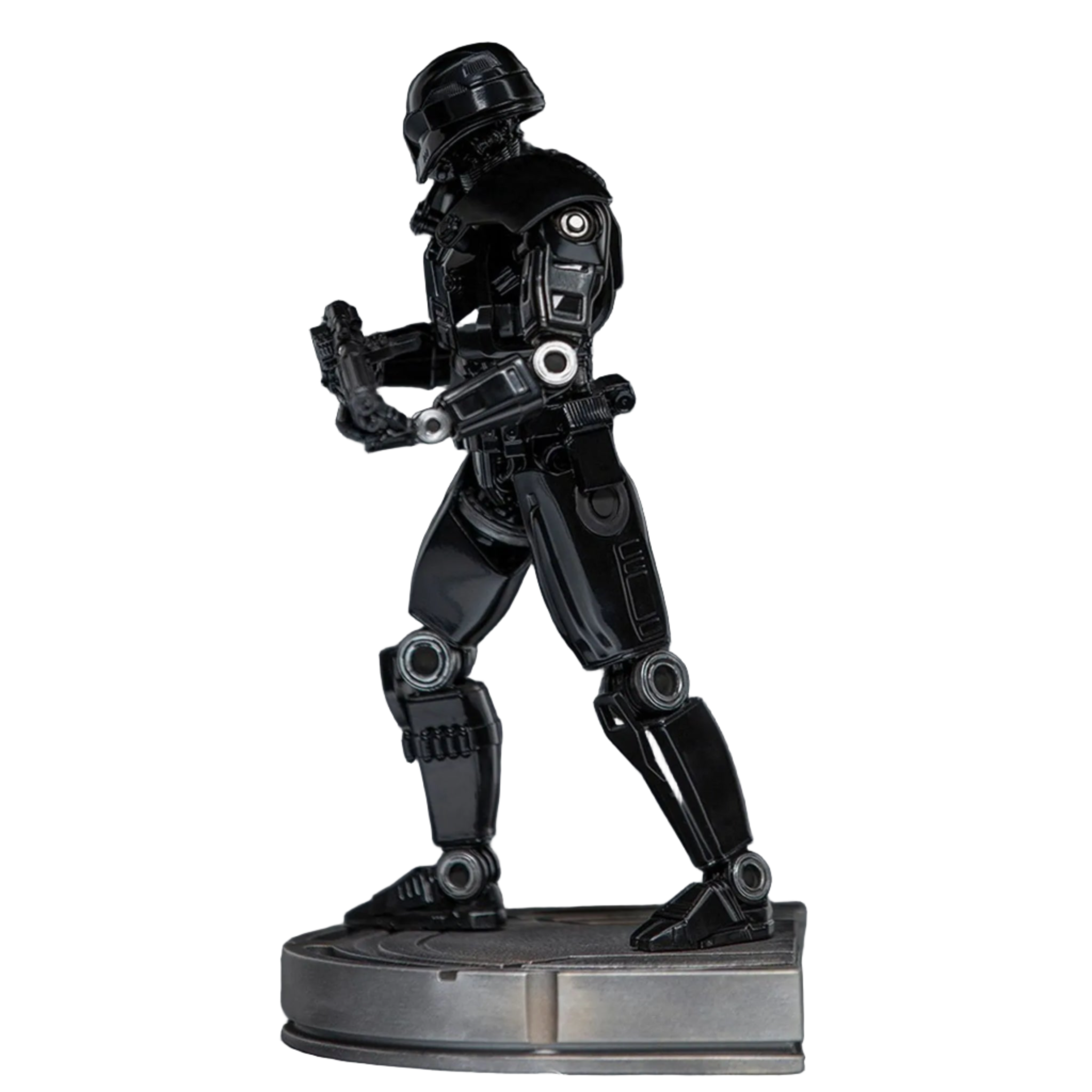 Figurina de colectie Star Wars The Mandalorian BDS Art Scale Statue 1/10 Dark Trooper, 24cm - imagine 2