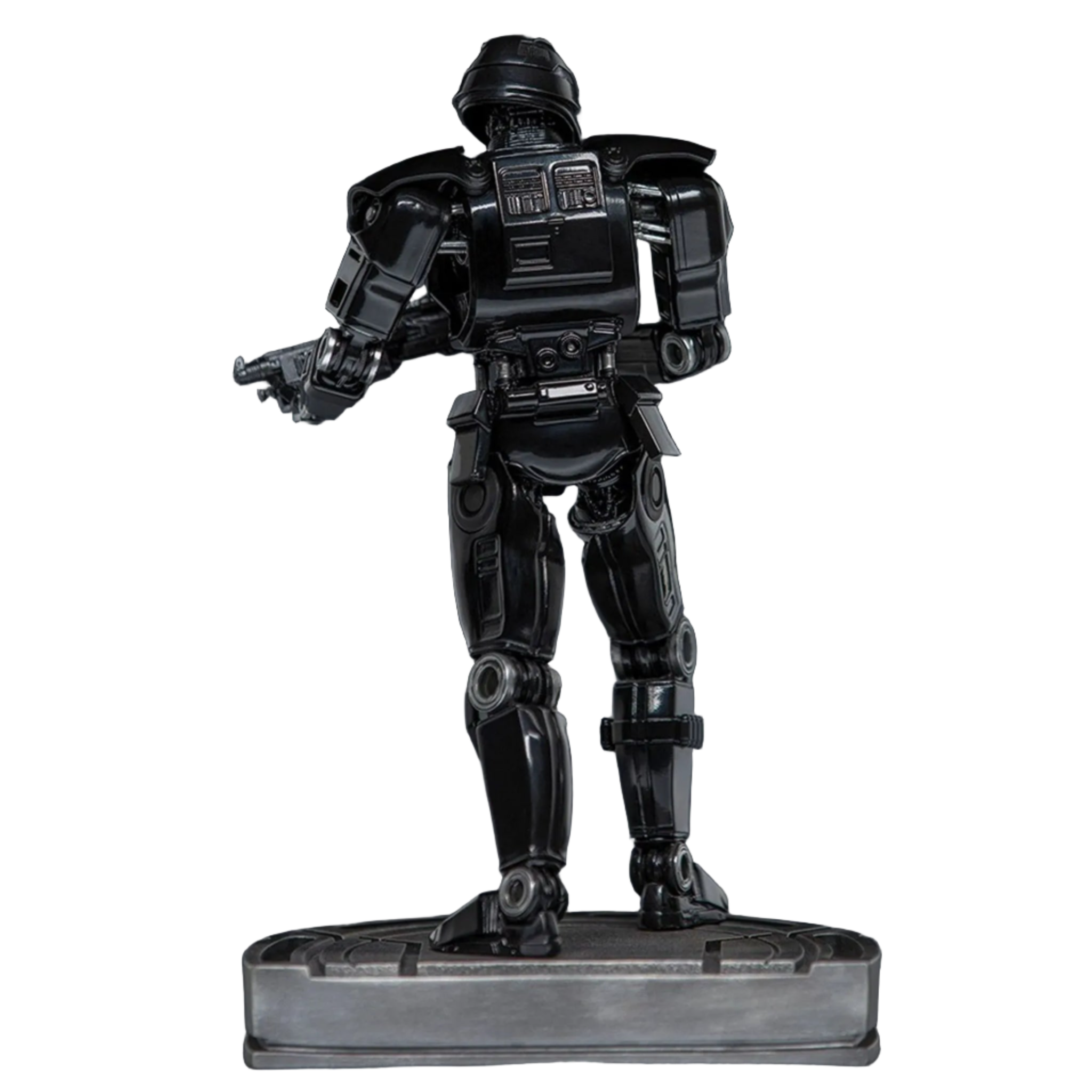 Figurina de colectie Star Wars The Mandalorian BDS Art Scale Statue 1/10 Dark Trooper, 24cm - imagine 3