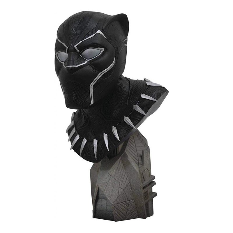 Figurina de colectie Dimond Select Toys Legends Marvel Avengers 3 Black Panther, 1/2 Scale Resin Bust, 25cm