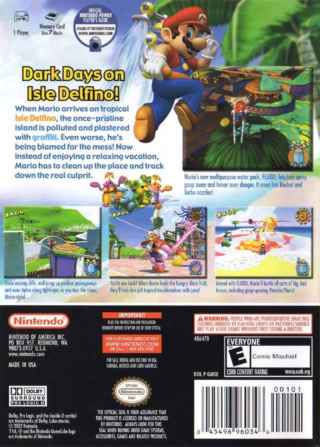 Super Mario Sunshine - Joc Nintendo GameCube - imagine 2