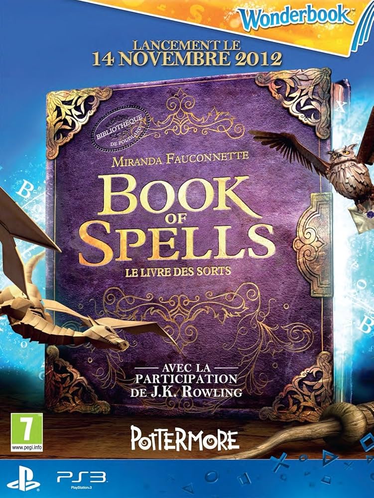 Hogwarts Library Miranda Goshawk Book of Spells from J.K Rowling - Joc PS3