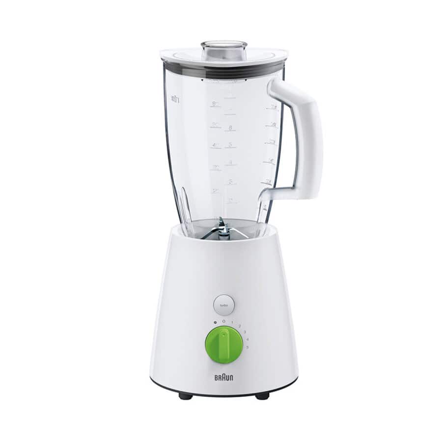 Blender de bucatarie Braun Tribute Collection JB 3010, 800W, Capacitate vas 2L, 5 trepte de viteza, Lama detasabila, Alb - imagine 4