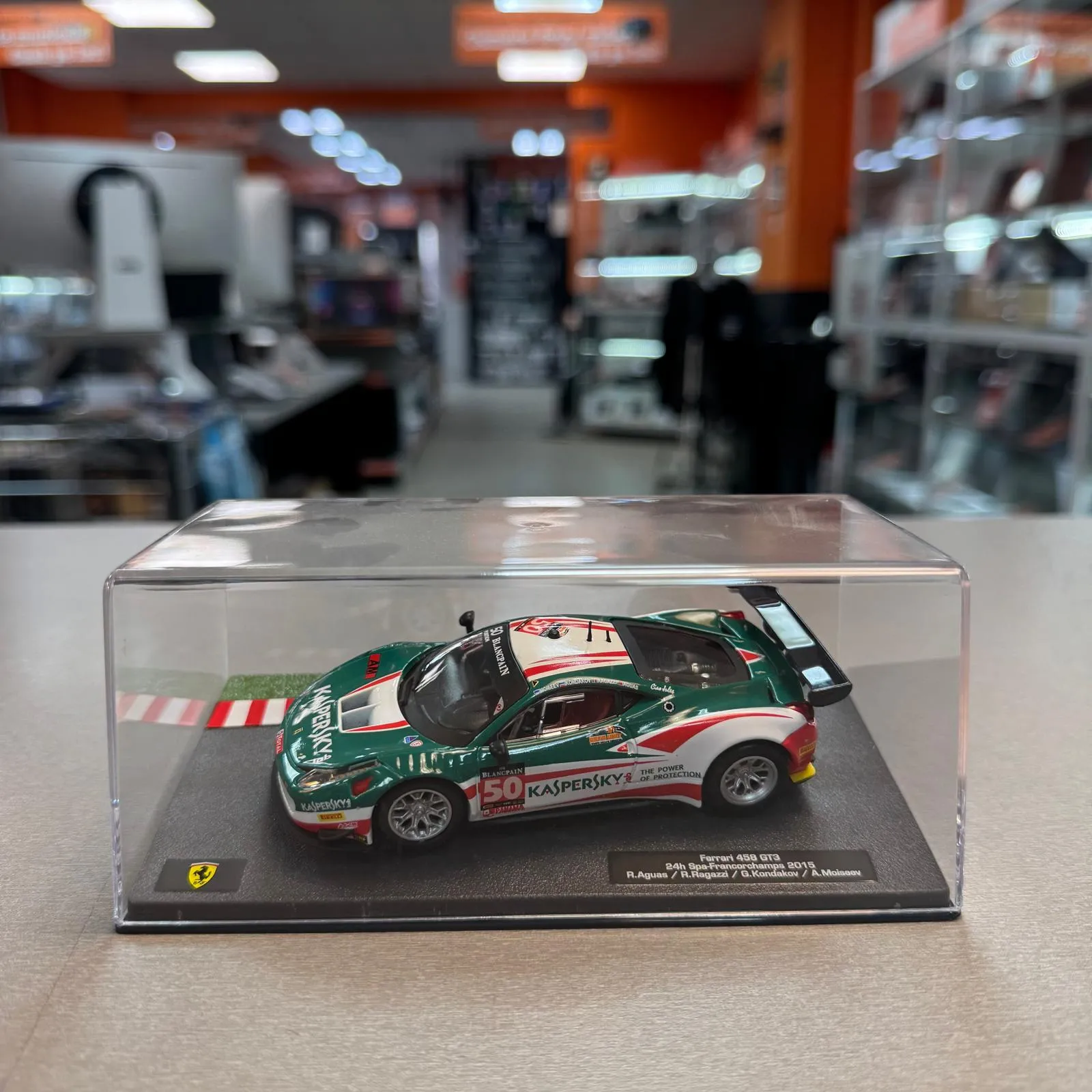 Macheta auto de colectie - Ferrari Official Licensed Product - Ferrari 458 GT3 24h Spa-Francorchamps 2015