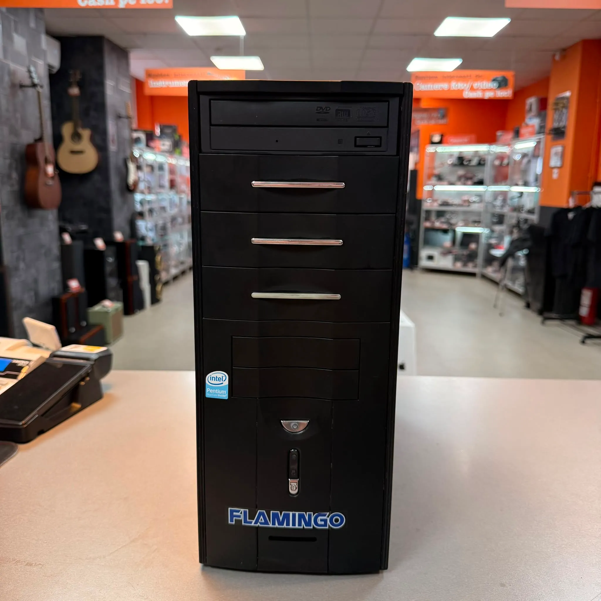 Sistem desktop gaming Flamingo, Procesor Intel Core i3-8100 3.6GHz, 8 Gb RAM DDR4, HDD 1 Tb, SSD 240 Gb, NVIDIA GeForce GTX 1050 Ti 4 Gb, USB, HDMI, DisplayPort, Ethernet, Jack 3.5mm - imagine 4